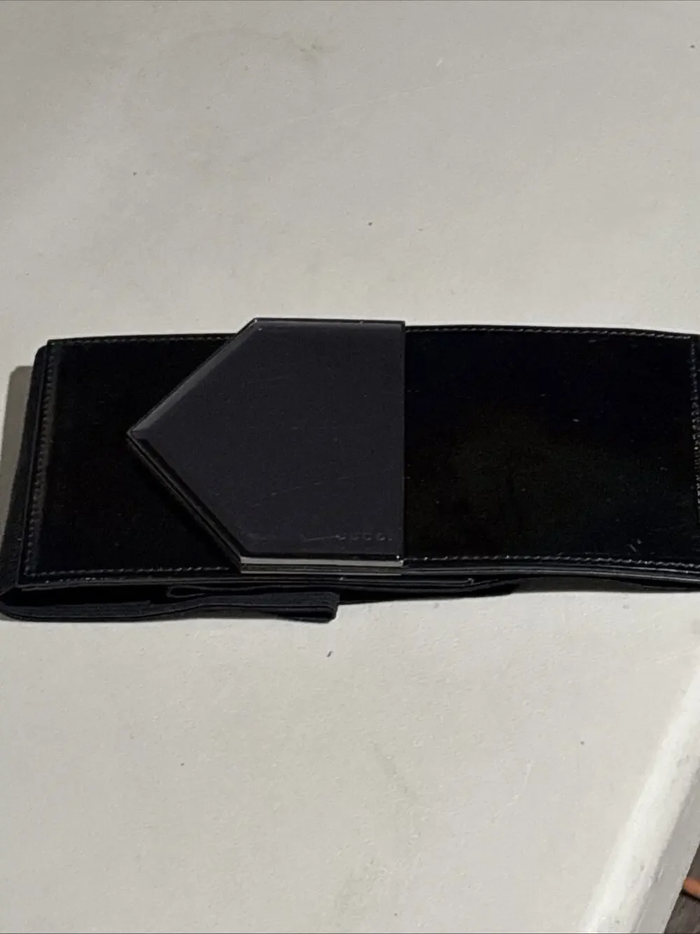Authentic Gucci Wide Elastic Belt Black Hexagon Buckle Italy Size 75/30 Tom Ford